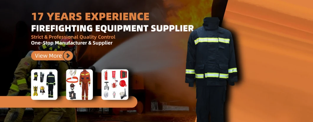 Four Layers Firefighting Uniform Safety Protective Fire Fighting Suit