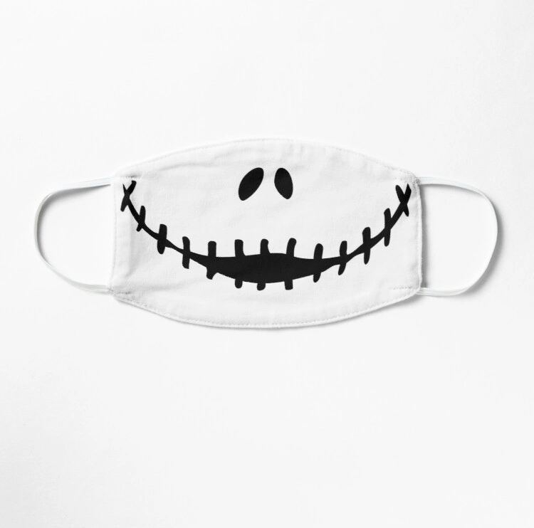 Nightmare Christmas Halloween Party Cloth Mask Washable Cotton Face Mask