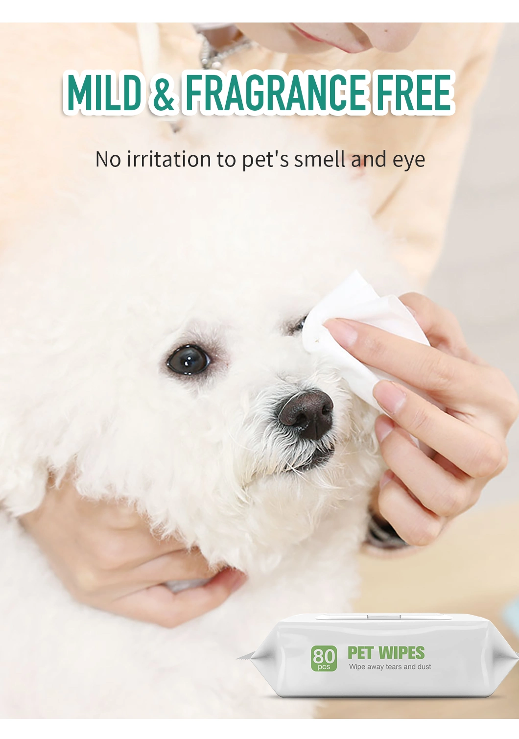 OEM Pet Disinfecting Cleaning Wipes to Wipe Your Dog′s Teeth Wet Wipes