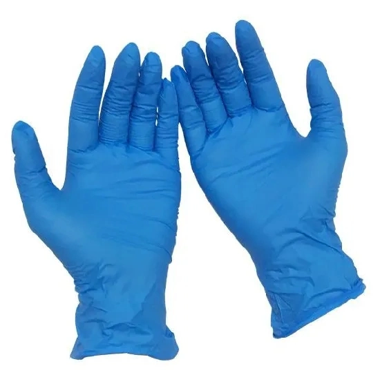 Disposable Vinyl Rubber Work Exam Latex Blue Nitryl Sterile Protective Powder Examination Nitrile Glove