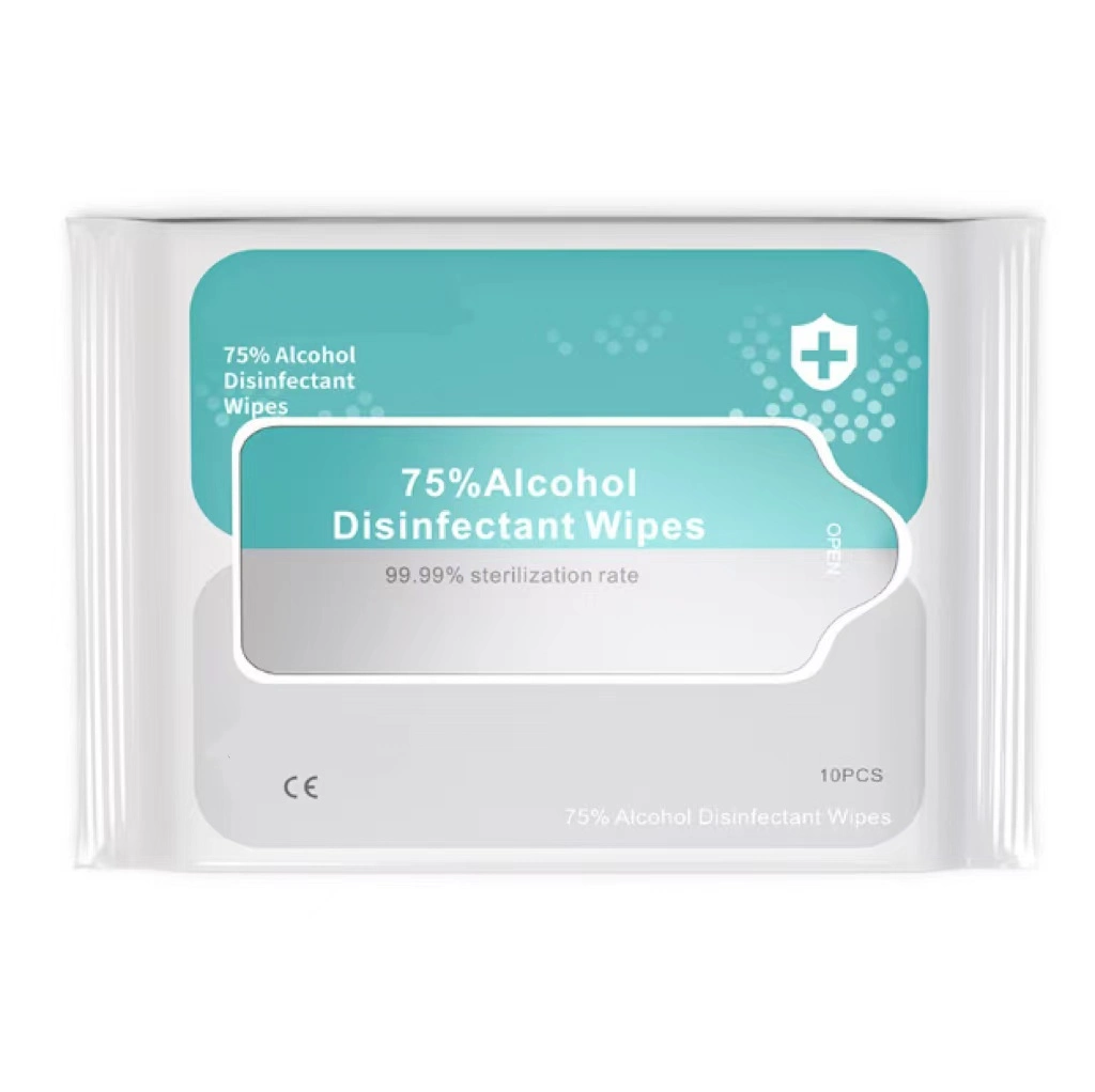 Tessa Travel Pack Hand Sanitizing Wipes 75% Alcohol Antibacterial Wipes