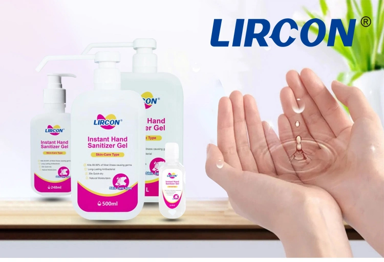 Alcohol Instant Hand Sanitizer Gel Waterless Liquid Hand Sanitizer Gel 500ml Made in China